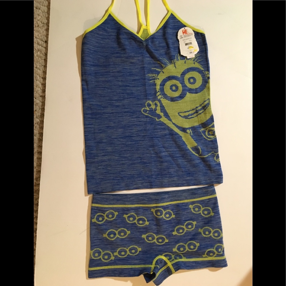 Despicable me minion cami/panty set